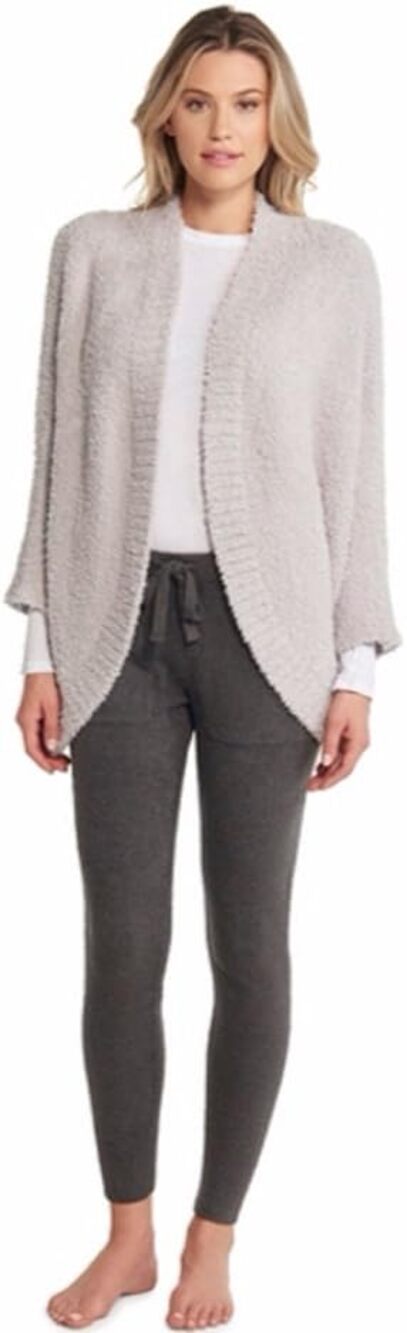 Barefoot Dreams CozyChic Pull On Shrug in Oyster Size Large/XLarge Style 823